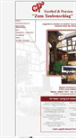 Mobile Screenshot of gasthof-taubenschlag.de
